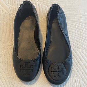 Black Tory Burch ballet flats